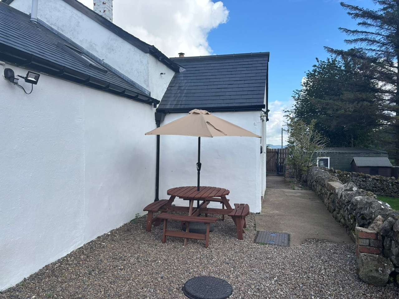 Bunkhouse yard Bunkhouse yard