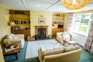 Coldburn Cottage sitting room. College Valley.